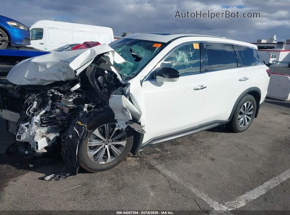 5N1AL1ER2SC345813 2025 INFINITI QX60 Белый Передняя левая четверть