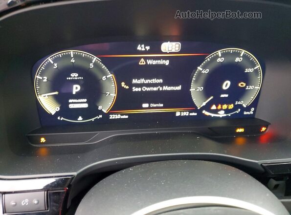 5N1AL1FR9TC342164 2026 INFINITI QX60 Black Vista del cuadro de instrumentos