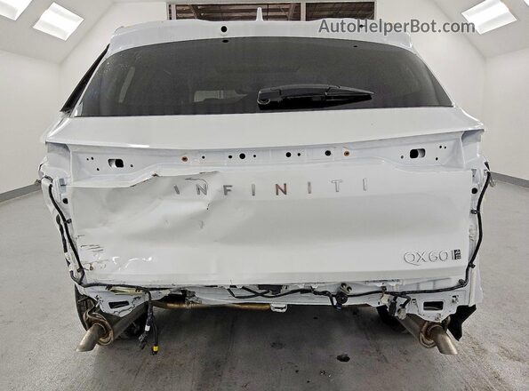 5N1AL1FS2TC343840 2026 INFINITI QX60 White Vista trasera