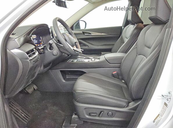 5N1AL1FS2TC343840 2026 INFINITI QX60 White Vista interior delantera