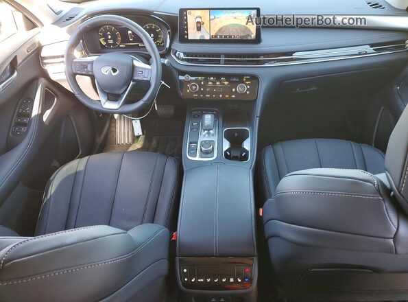 5N1AL1FS9TC343902 2026 INFINITI QX60 White Вид панелі приладів