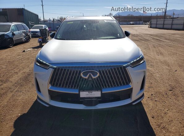 5N1AL1FS9TC343902 2026 INFINITI QX60 White Вид спереду