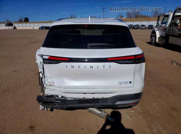 5N1AL1FS9TC343902 2026 INFINITI QX60 White Вид ззаду