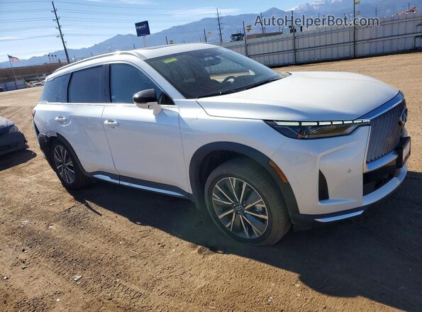 5N1AL1FS9TC343902 2026 INFINITI QX60 White Передня права чверть