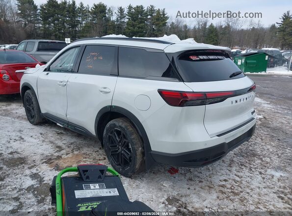 5N1AL1FW5TC334892 2026 INFINITI QX60 White უკანა მარცხენა