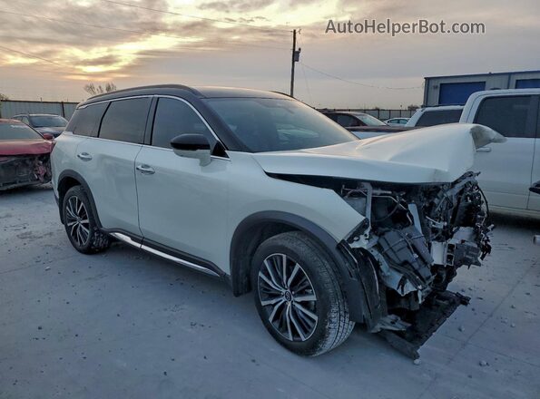 5N1AL1HU3SC346646 2025 INFINITI QX60 Белый Передняя правая четверть