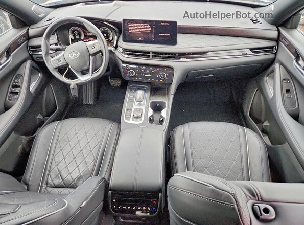 5N1AL1HU5SC358944 2025 INFINITI QX60 Blue Widok deski rozdzielczej