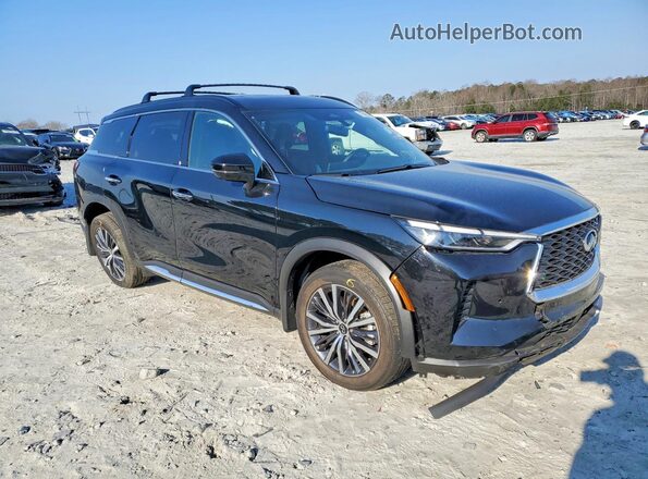 5N1AL1HU7SC333981 2025 INFINITI QX60 Черный Передняя правая четверть