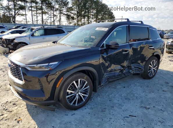 5N1AL1HU7SC333981 2025 INFINITI QX60 Черный Передняя левая четверть