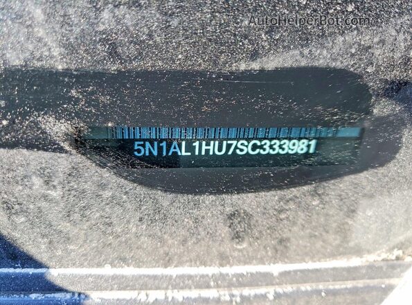 5N1AL1HU7SC333981 2025 INFINITI QX60 Черный Вид наклейки с VIN-кодом