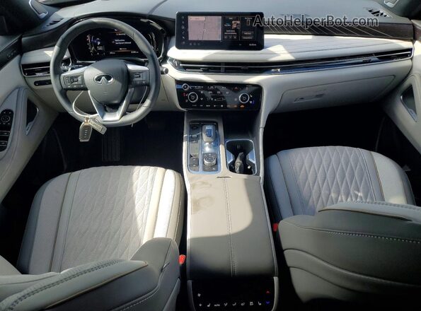 5N1AL1HUXTC335418 2026 INFINITI QX60 Red Vista del salpicadero