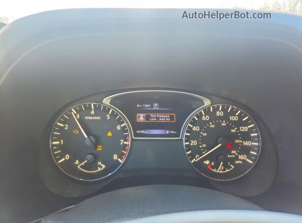 5N1AR2MM1GC610609 2016 NISSAN PATHFINDER Black Widok zestawu wskaźników