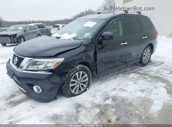 5N1AR2MM1GC633209 2016 NISSAN PATHFINDER Black Vista tres cuartos delantera izquierda