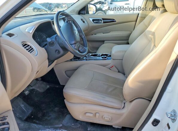 5N1AR2MM6GC615532 2016 NISSAN PATHFINDER White Front interior view