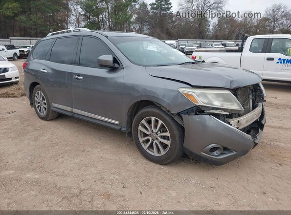 5N1AR2MN3GC615061 2016 NISSAN PATHFINDER Gray Delantero derecho