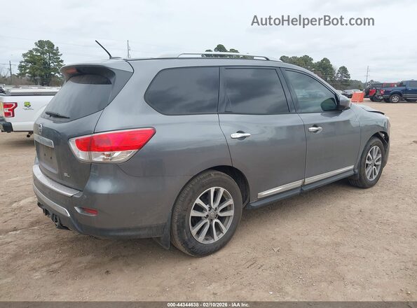5N1AR2MN3GC615061 2016 NISSAN PATHFINDER Gray Trasero derecho