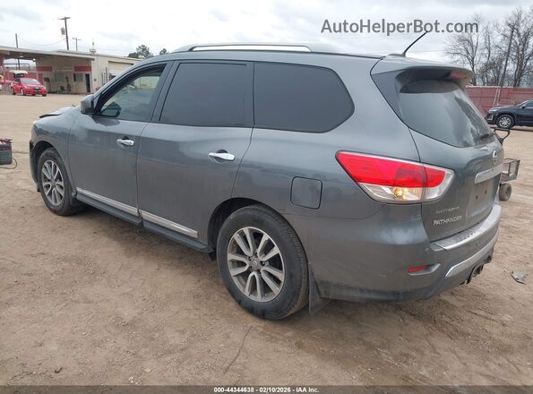 5N1AR2MN3GC615061 2016 NISSAN PATHFINDER Gray Trasero izquierdo