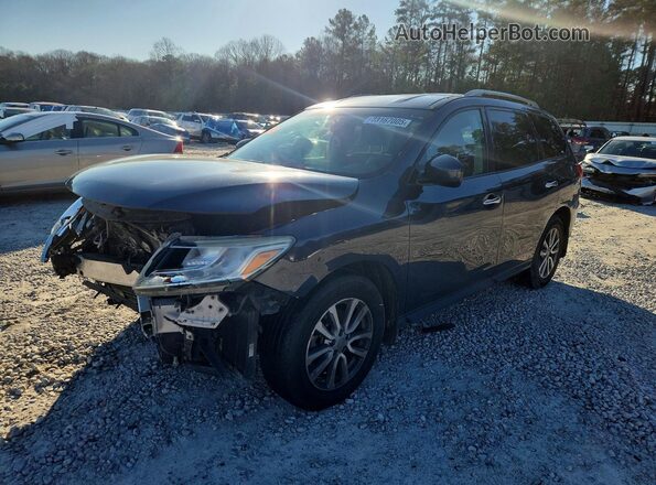 5N1AR2MN3GC645323 2016 NISSAN PATHFINDER Blue Vista tres cuartos delantera izquierda
