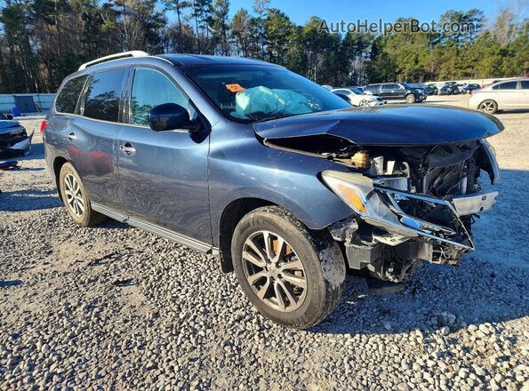 5N1AR2MN3GC645323 2016 NISSAN PATHFINDER Blue Delantero derecho