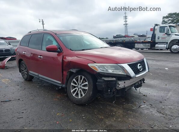 5N1AR2MN7GC610350 2016 NISSAN PATHFINDER Red Delantero derecho