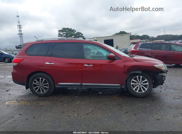 5N1AR2MN7GC610350 2016 NISSAN PATHFINDER Red Vista interior trasera