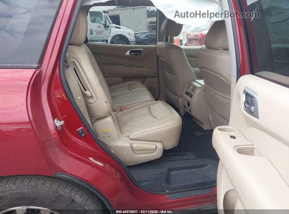 5N1AR2MN7GC610350 2016 NISSAN PATHFINDER Red Vista de la etiqueta del VIN