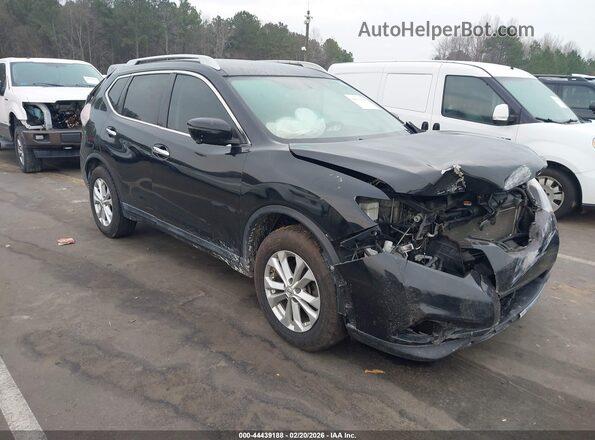 5N1AT2MN1GC755367 2016 NISSAN ROGUE Черный Передняя правая четверть