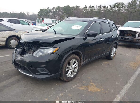5N1AT2MN1GC755367 2016 NISSAN ROGUE Черный Передняя левая четверть