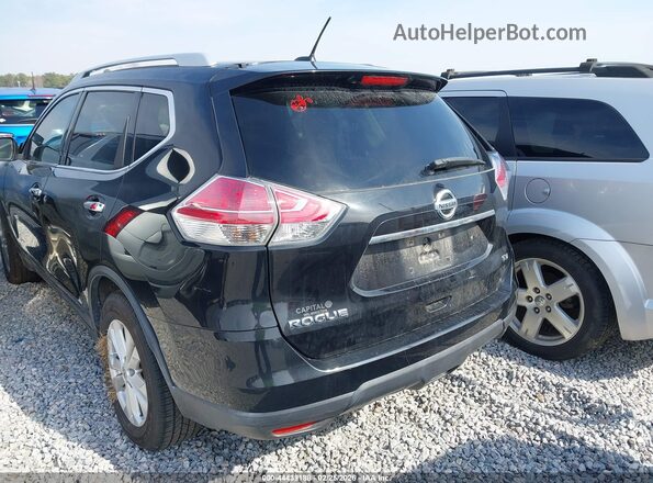 5N1AT2MN1GC755367 2016 NISSAN ROGUE Черный Задняя левая четверть