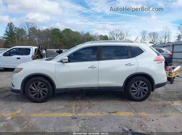 5N1AT2MT1GC863793 2016 NISSAN ROGUE White Widok wnętrza 360 stopni