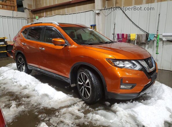 5N1AT2MT2KC727679 2019 NISSAN ROGUE Оранжевый Передняя правая четверть
