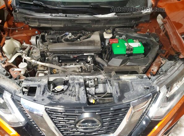 5N1AT2MT2KC727679 2019 NISSAN ROGUE Оранжевый Вид подкапотного пространства