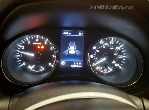 5N1AT2MT2KC727679 2019 NISSAN ROGUE Оранжевый Вид щитка приборов