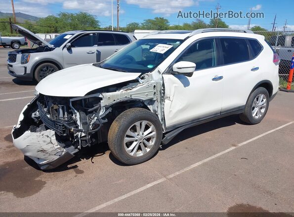 5N1AT2MT4GC790158 2016 NISSAN ROGUE Белый Передняя левая четверть