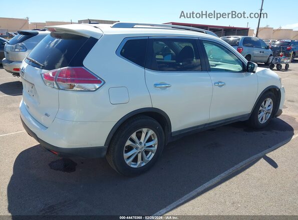 5N1AT2MT4GC790158 2016 NISSAN ROGUE Белый Задняя правая четверть