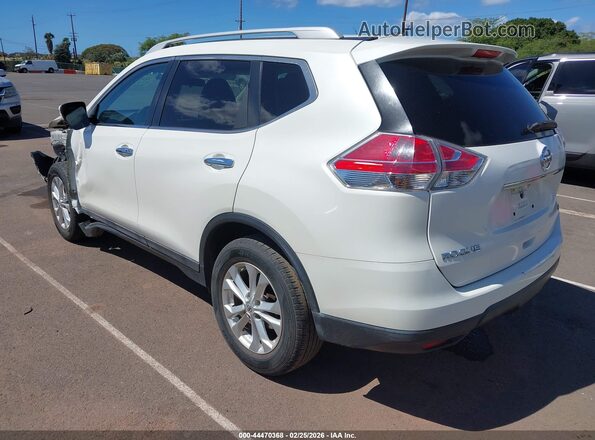 5N1AT2MT4GC790158 2016 NISSAN ROGUE Белый Задняя левая четверть
