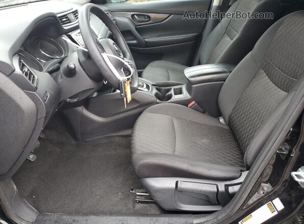 5N1AT2MT4KC845426 2019 NISSAN ROGUE Черный Вид салона спереди
