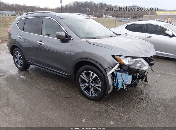 5N1AT2MT6JC794896 2018 NISSAN ROGUE Серый Передняя правая четверть