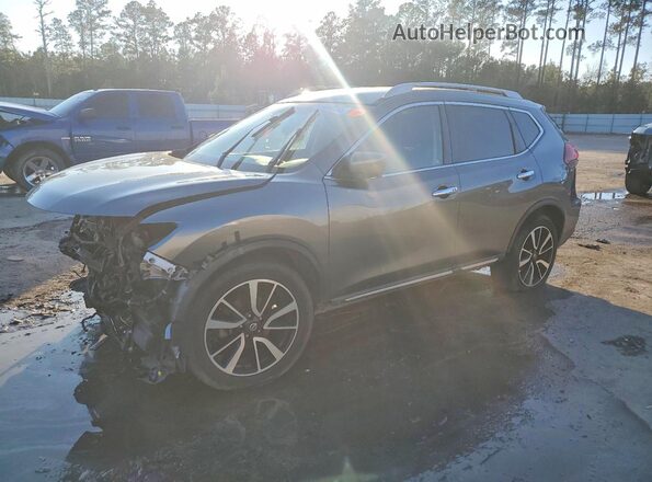 5N1AT2MT7KC760175 2019 NISSAN ROGUE Серый Передняя левая четверть