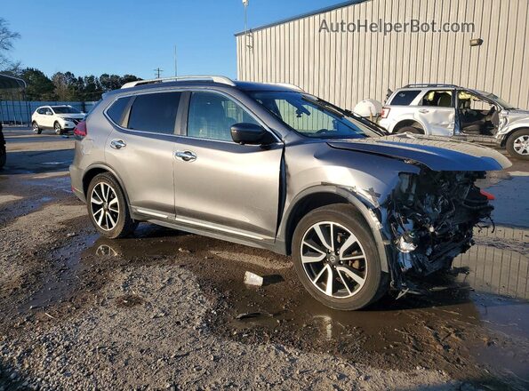 5N1AT2MT7KC760175 2019 NISSAN ROGUE Серый Передняя правая четверть
