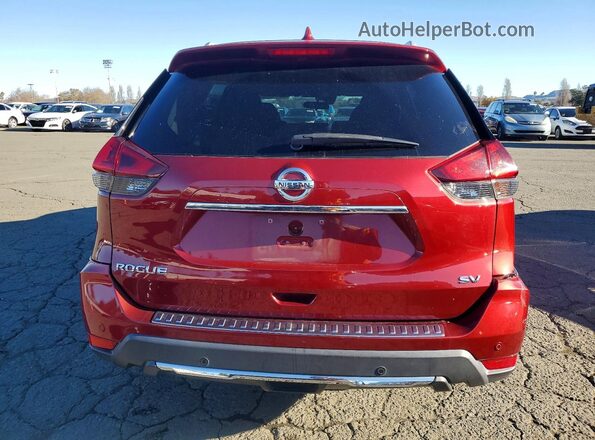 5N1AT2MT8KC730229 2019 NISSAN ROGUE Red Հետևի տեսք