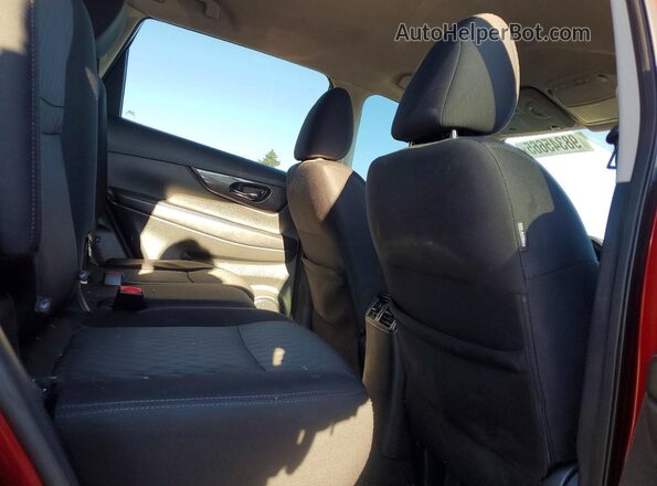 5N1AT2MT8KC730229 2019 NISSAN ROGUE Red Հետևի նստատեղերի տեսք