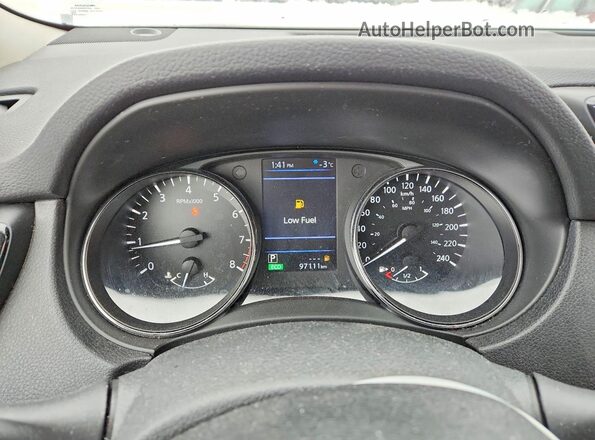 5N1AT2MT9KC752773 2019 NISSAN ROGUE Белый Вид щитка приборов