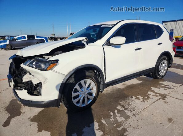 5N1AT2MT9KC841808 2019 NISSAN ROGUE White Առջևի ձախ երեք քառորդ տեսարան