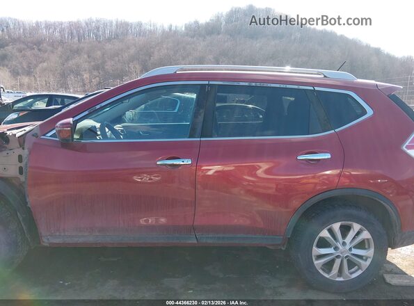 5N1AT2MV1GC774310 2016 NISSAN ROGUE Red Панорамний вид салону 360°