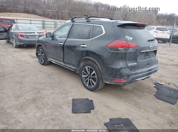 5N1AT2MV2KC709295 2019 NISSAN ROGUE Черный Задняя левая четверть