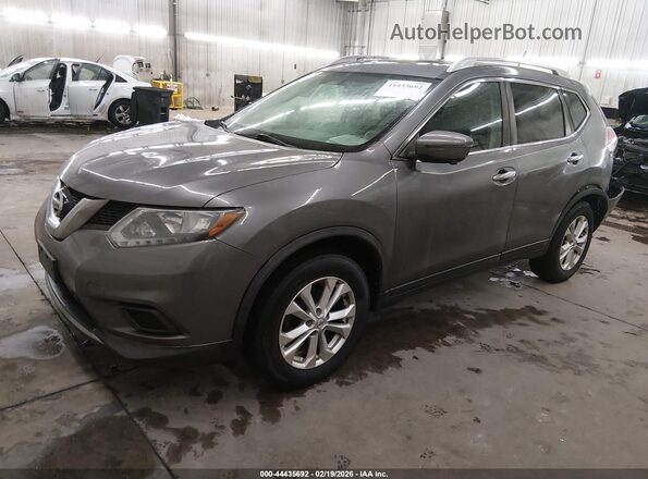 5N1AT2MV5GC815599 2016 NISSAN ROGUE Gray Front left