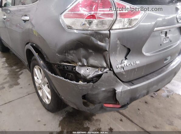 5N1AT2MV5GC815599 2016 NISSAN ROGUE Gray Front view