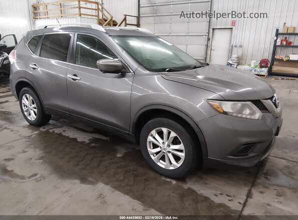 5N1AT2MV5GC815599 2016 NISSAN ROGUE Gray Front right