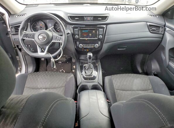 5N1AT2MV6KC703399 2019 NISSAN ROGUE Silver Առջևի վահանակի տեսք